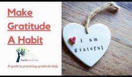 Make gratitude a habit